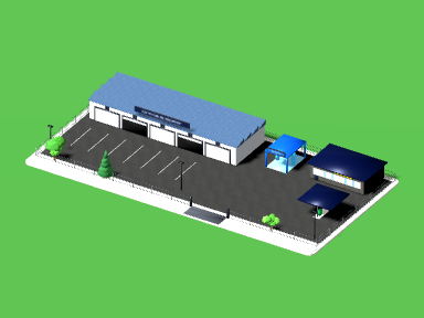 Bus depot, as it looks in the game